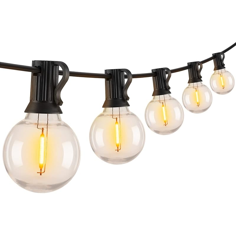 Mua Brightown Outdoor String Lights 38FT(30+8) LED G40 Globe Patio Energy  Saving with 15 Bulbs, Shatterproof Hanging for Christmas Outside Garden  Backyard Cafe trên Amazon Mỹ chính hãng 2023 Giaonhan247