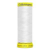 Guetermann Maraflex Thread 150 m, White, One Size