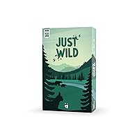 Just Wild Card Game | Forest Animal Themed Strategy Game | Educational Game | Fun Family Game for Kids and Adults | Ages 8+ | 2-4 Players | Average Playtime 15 Minutes | Made by Helvetiq
