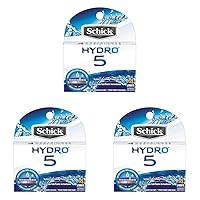 Schick Hydro 5 Sense Hydrate Razor Refills for Men, 4 Count (Pack of 3)
