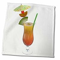 3dRose Boehm Graphics Drinks - A Mai Tai Alcoholic Drink - Towels (twl-357638-3)