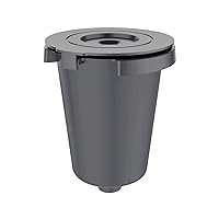 Cuisinart SS-RFC HomeBarista Reusable Filter Cup – Brew Coffee or Tea and Drop Wasteful Plastic from Single-Serve Pods with Sustainable Coffee Accessories, Gray