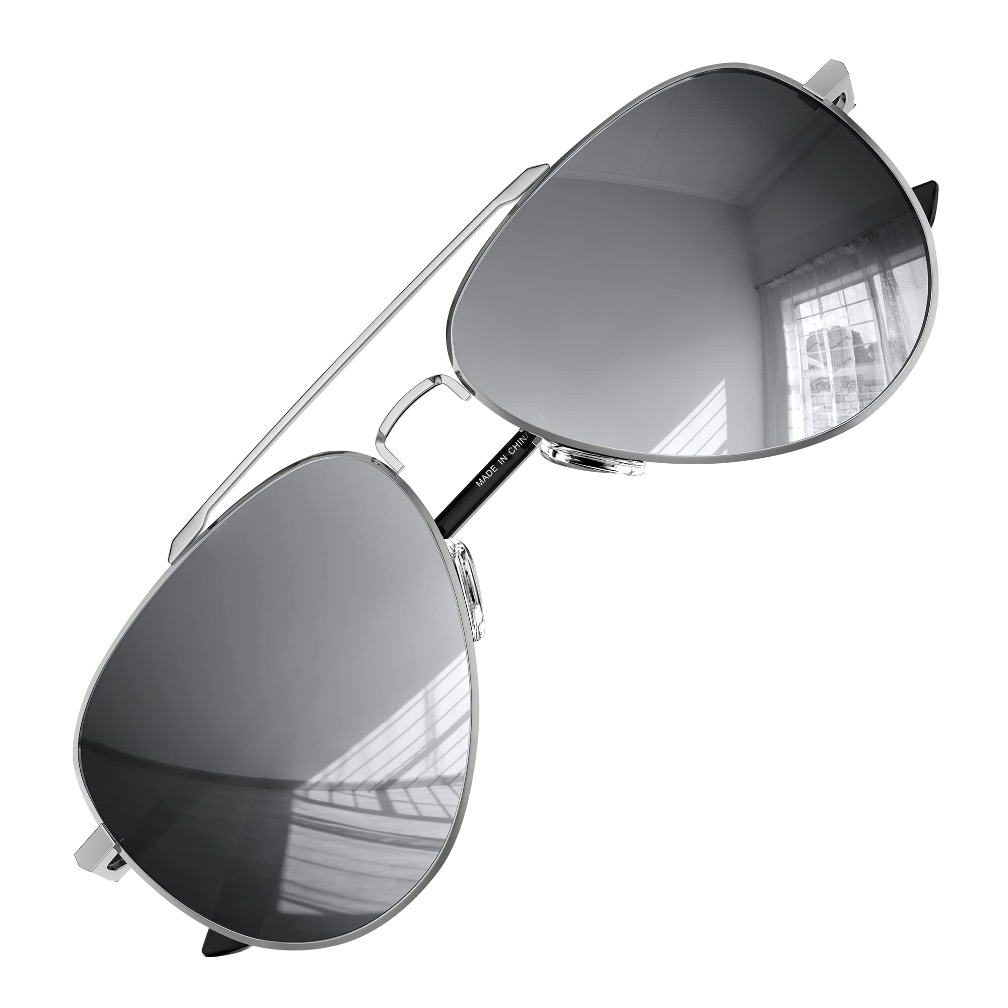 Mua LUENX Aviator Sunglasses for Men Women Polarized - UV 400 Protection  with case 60MM trên  Mỹ chính hãng 2024
