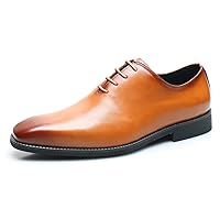 Men's Oxfords Formal Dress Walking Shoes Fashion Wedding Formal Leather Shoes Casual Tuxedo Shoes for Men