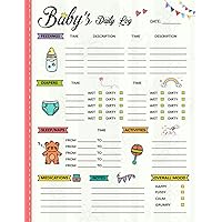 Baby's Daily Log Book: Track Your Newborn Baby’s Schedule | Baby Eat, Sleep & Poop Journal | Baby Log Book Daily Tracker | Baby Log Book for Newborns (Baby Supplies)