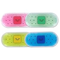 Oopsie Boo Boo Kid Ice Pack - Set of 4 - Bandaid Style - 4 Colors -