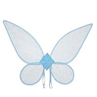 YiZYiF Girls Butterfly Fairy Wings Cosplay Princess Angel Wing Dress Up Party Favor for Christmas Birthday Halloween Blue One Size