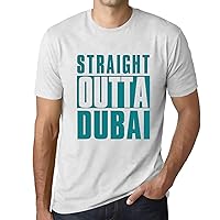 Men's Graphic T-Shirt Straight Outta Dubai Eco-Friendly Limited Edition Short Sleeve Tee-Shirt Vintage Birthday