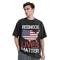 Redneck Lives Matter Man Short Sleeve T-Shirts Cotton T-Shirt