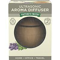 Nature's Truth Ultra-Sonic Aromatherapy Elegant Wood-Look Diffuser w/USB Adapter