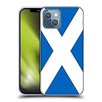 Head Case Designs Scotland Country Flags 1 Soft Gel Case Compatible with Apple iPhone 13