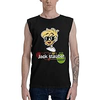 Jack Stauber Boys Cotton Sleeveless Round Neckline T-Shirts Quick Dry Muscle Swim Beach Tank Tops