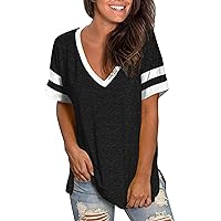 Blouses for Women Fashion 2022 Spring, Women's Plain T-Shirt Blouses Slim Fitted Half Sleeve Mock Turtle Neck Layering Fall Cute Tee Tops Crop Tops Summer Tops for Women Plus Size