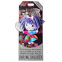 Watchover Voodoo 3-Inch Darling Daughter Keychain - Handcrafted Gift to Bring Good Luck and Positivity Everywhere You Go