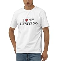 Tshirt Funny I Love My Newfypoo T Shirt Novelty Shirt