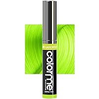 Colorme Root Touch Up Temporary Hair Mascara to color and Blend Semi Permanent Dye regrowth. Washes Out (LIME)