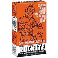 10006 Rockite Cement 15 Min 5 Lb, No Size, White, 80 Ounce