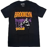Biggie Smalls T Shirt Brooklyn Orange Logo Official Mens Black Size XXL