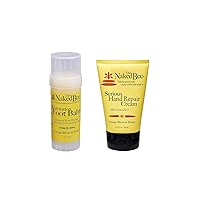 The Naked Bee Orange Blossom Honey Serious Hand Repair Cream 3.25oz Orange Blossom Honey Restoration Foot Balm, 2oz