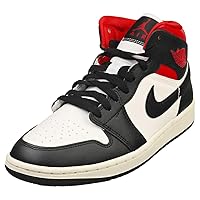 Nike Air Jordan 1 Mid, Men's Gymnastics Shoes, Panda Zwart Wit, 10 AU