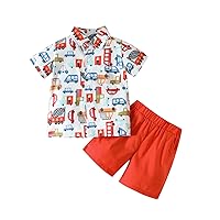 Fashion Clothes for Toddlers Toddler Boys Short Sleeve Cartoon Dinosaur Prints T Shirt Tops Shorts Boy Easter