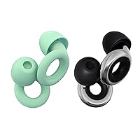 Loop Earplugs Day & Night Plus Bundle (2-Pack) – Loop Quiet + Loop Experience Plus | Reusable Ear Plugs for Sleep, Focus, Noise Sensitivity, Music, Events & More | 26 dB/18 dB Noise Reduction