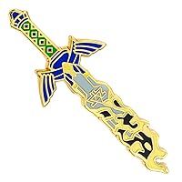 Game Sword Pin Brooches Luminous Cosplay Brooch Lapel Pin for Women Men…
