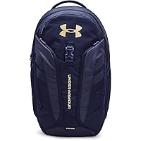 Unisex Hustle Pro Backpack, Midnight Navy (410)/Metallic Gold, One Size Fits All
