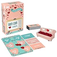 University Games ROM Com Team Trivia Game, Perfect for Date Nights Girls Nights and Party Game Night, for Ages 12 and Up and 4 or More Players