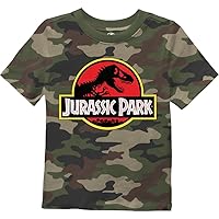 Boys Logo/Jurassic World Dinosaur Camo T-Shirt