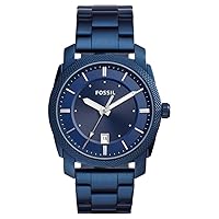 Fossil Men's Quartz Stainless Steel Casual Watch, Color:Blue (Model: FS5231)