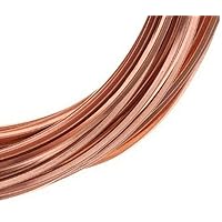 Modern Findings(TM) 18 ga Square Copper Wire 20 Ft (Dead Soft) Coil