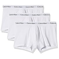 Calvin Klein Men's Cotton Stretch 3-Pack Low Rise Trunk