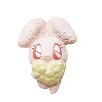 Harajuku Rabbit Cute Animal Slow Rising Squishy Toy (Rappi, Pink, Strawberry Scent) for Birthday Gifts, Party Favors, Stress Balls, Play at Home & Relieve Stress with Kawaii Squishies for Kids