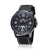 Sports Watches Men's Quartz Hour Date Clock Man Leather Strap Military Army Wrist Watch