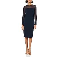 Maggy London Women's Illusion Dress Occasion Event Party Holiday Cocktail