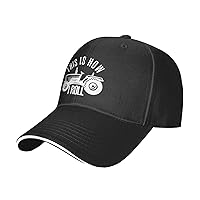 This is How I Roll Funny-Farmer-Or-Farming-Tractor Vintage Trucker Hat Baseball Caps Adjustable Dad Sun Hat