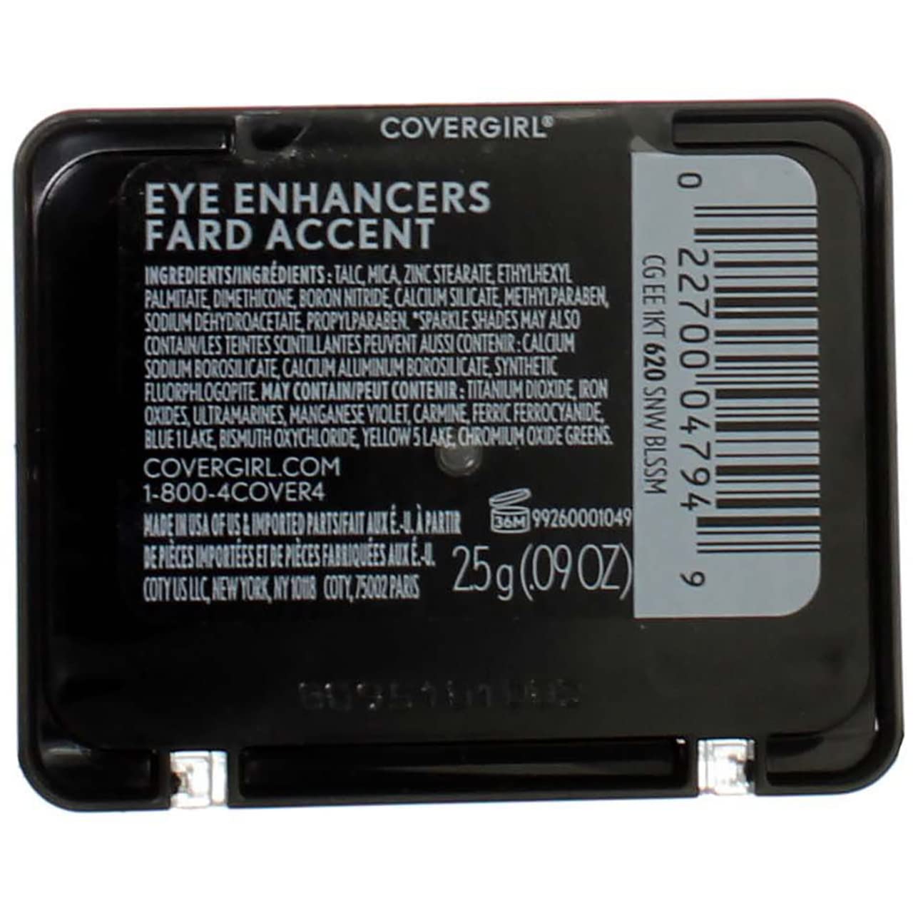 COVERGIRL - Eye Enhancers 1-Kit Eyeshadow, silky, sheer formula, double ended applicator, 100% Cruelty-free