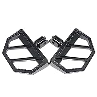 Foot Pegs Motorcycle Front Footrest Black Floor Footrest For Harley Softail Breakout FXLRS Low Rider Fat Boy FXBRS 2018-2023 Pegs Footrest