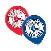 Boston Red Sox MLB Latex Balloons - 12