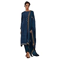 Ethnic Party Wear Embroidered Salwar Kameez Suits Indian Ready to Wear Palazzo Pant Dresses