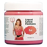 Ammonia Free Liquid Latex Body Paint - 4oz Red