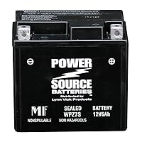 Power Source 01-322 WPZ7S Sealed Battery