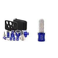 SHDIATOOL Diamond Drill Core Bits Kit Hole Saw Sets Diamond Drill Mould Guide for Drilling Porcelain Tile Marble Ceramic Granite with Hollow EVA Guide Jig