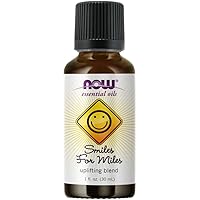 Essential Oils, Smiles for Miles Aromatherapy Blend, Refreshing Aromatherapy Scent, Blend of Pure Essential Oils, Vegan, Child Resistant Cap, 1-Ounce