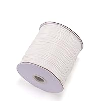 10m/lot 22 Color Leather Line Waxed Cotton Cord Thread,Waterproof Round Coated Wax Thread for for Jewelry Making DIY Bracelet Supplies Braided Bracelets DIY Accessories (White, 2.0mm×10m)