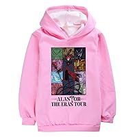 Teen Boys Classic Hooded Pullover-Hazbin Hotel Sweater Casual Soft Brushed Hoodies Sweatshirts for Winter(3-14Y)