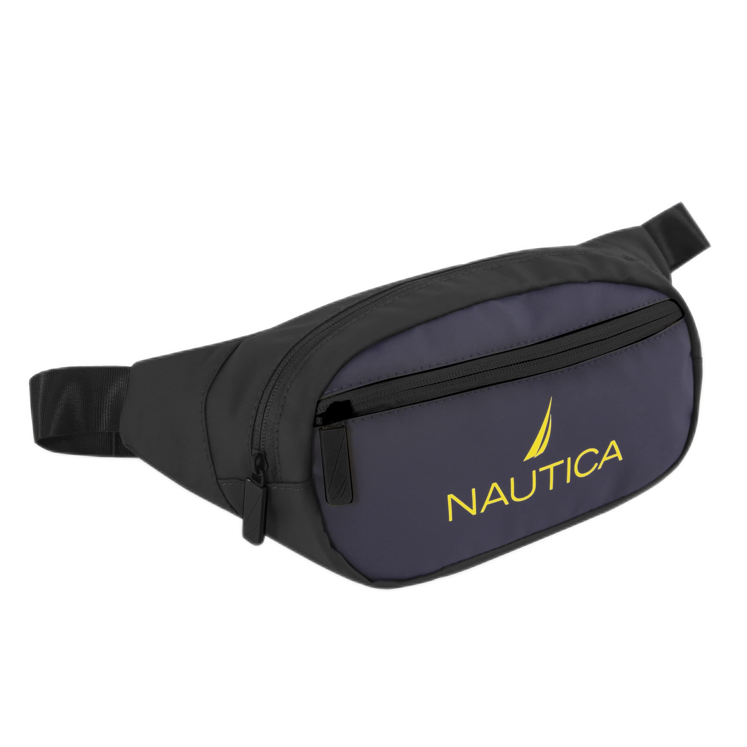 NAUTICA Fanny Pack, Black Navy, One Size