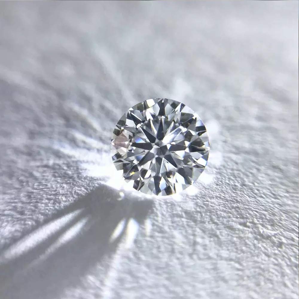 GEMHUB CVD Loose Diamond 0.27 Carat White-G Color 4.25 mm Size Round Brilliant Lab Grown Diamond