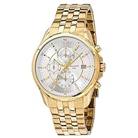 Accurist MB933S Mens White Gold Chronograph Sports Watch